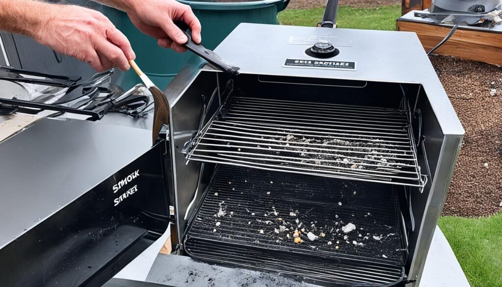 cleaning electric smokers